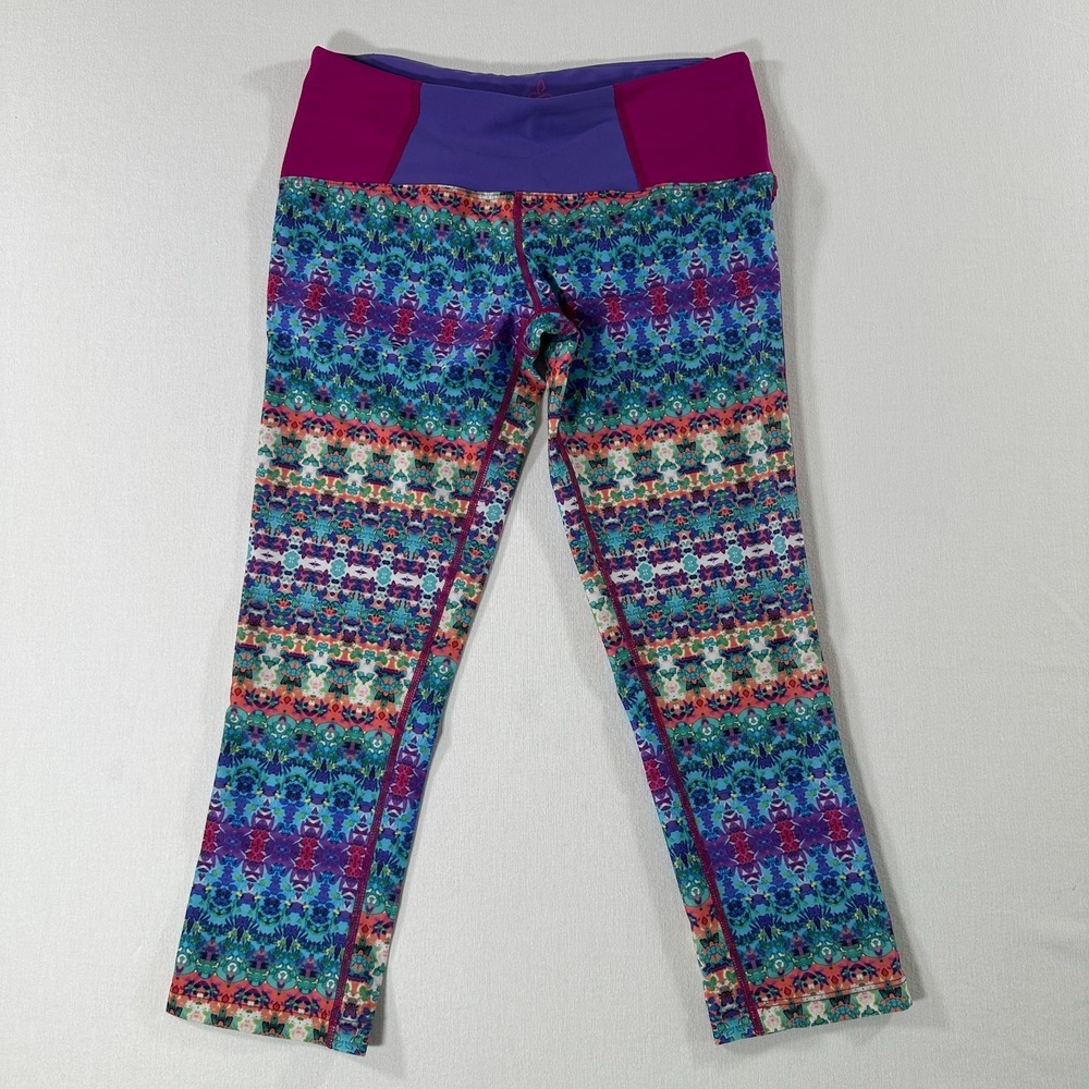 prAna Rai Swim Tights Womens Size XS UPF 50 Surf Cargo Pocket Beach